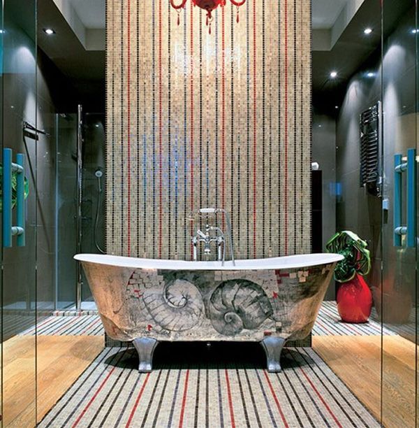 облицовка чугунной ванны мозаикой