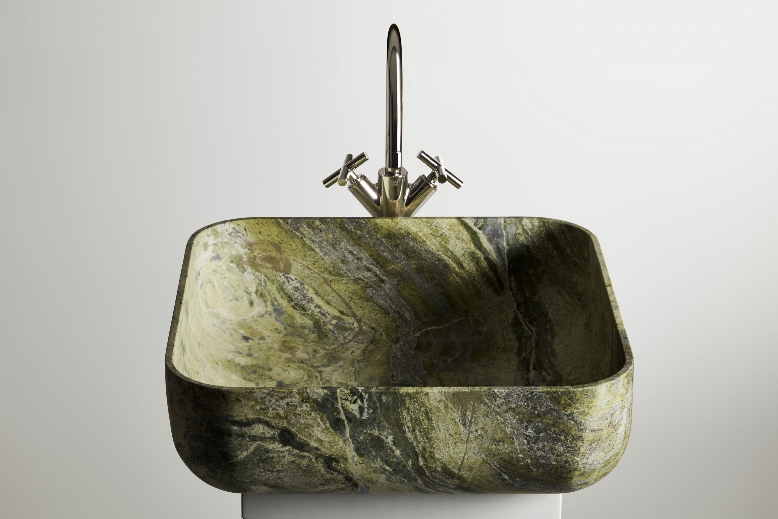 Kreoo ванны и раковины (сантехника) из зеленого мрамор Artik Green