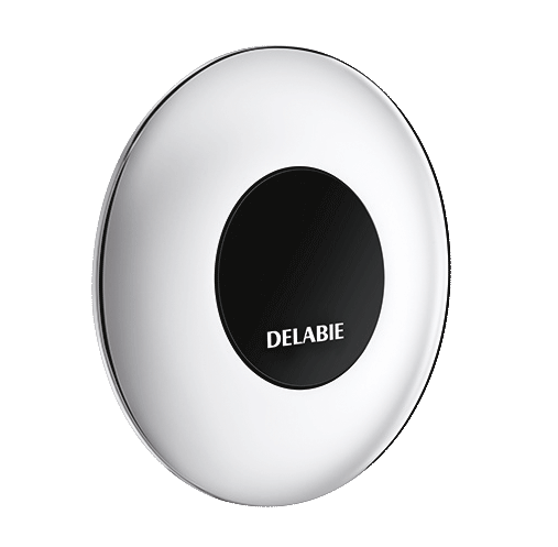 TEMPOMATIC 4 Delabie круглая антивандальная сенсорная кнопка 428150 (кран для писсуара) от сети