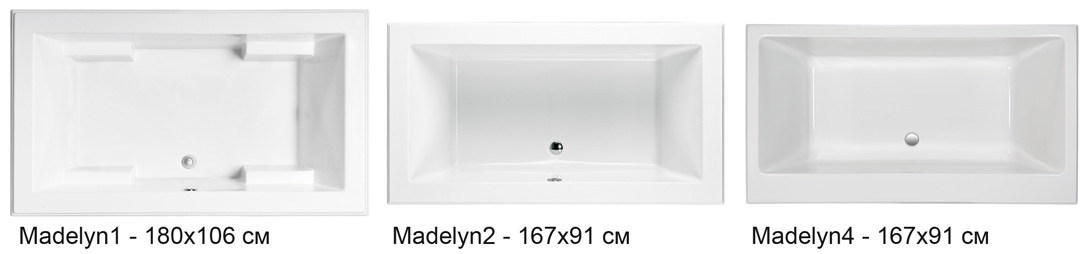 Madelyn MTI ванна акриловая в классическом стиле
