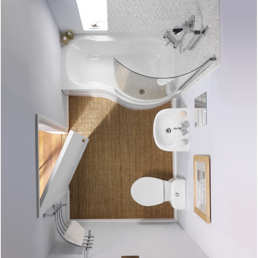 проектирования и декора маленьких ванных комнат
