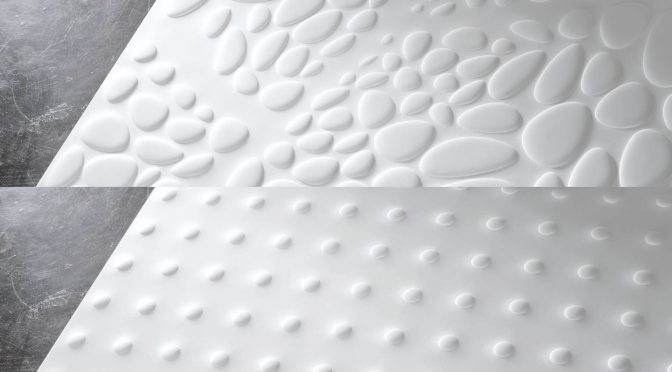 новый 3D текстурированные материал для отделки ванны комнат и спа