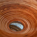 Conos Ammonitum накладная раковина из дерева (размер на заказ), круглая или овальная