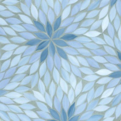 Beau Monde Ann Sacks мозаика настенная из стекла ручного литья Blossom