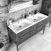 Vintage Bagno Piu итальянская мебель для ванной на 2 раковины в нео классическом стиле 120х50, 140х50, 160х50, окрашенная (в ассортименте) НАЛИЧИИ