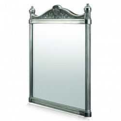 Georgian Burlington зеркало с рамой из полированного алюминия (или окрашенного в белый или черный цвет)