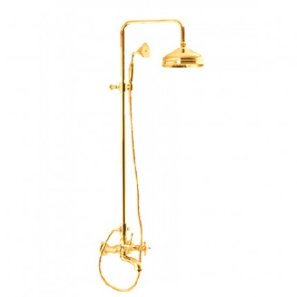 Elizabeth Fima Carlo Frattini душевая колонна ретро с изливом (носиком) для ванны, бронза, золото