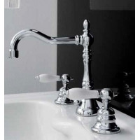 Herend Carlo Frattini смеситель ретро на раковину 3 отв, бронза и золото В НАЛИЧИИ