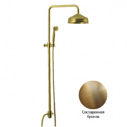 FIMA Carlo Frattini душевая стойка для (душевая система) ретро для монтажа поверх стены, хром, золото, медь, бронза