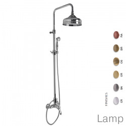 Lamp колонна для душа ретро, хром, матовый никель, золото глянец или браш, бронза, медь антик Carlo Frattini