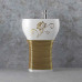 DIVA Ala Ceramica раковина напольная с декором золото или платина в современном стиле 
