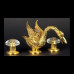 Cygne Aile смеситель лебедь премиального уровня Cristal et Bronze