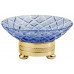 Cut crystal blue аксессуары для ванной голубой хрусталь Cristal et Bronze