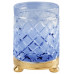 Cut crystal blue аксессуары для ванной голубой хрусталь Cristal et Bronze