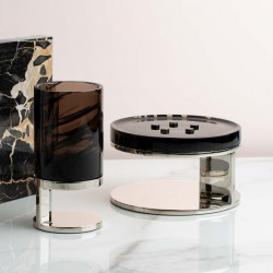 Obsidienne FUSION Cristal et Bronze элитные аксессуары для ванной обсидиан в современном стиле