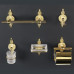 Palmette Cristal аксессуары настенные для ванной с хрусталем Cristal et Bronze