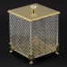 Prestige Cristal et Bronze контейнер из хрусталя с крышкой