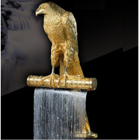 Faucon сокол излив каскад и смеситель на борт ванны Cristal et Bronze