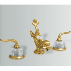 Dauphin Cristal et Bronze смеситель дельфин для раковины в стиле барокко