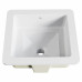 Pop Square DVX раковина под столешницу квадратная, классика 32х32 37х37 44х44 см, санфарфор, премиум