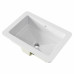 Pop Rectangle DVX раковина под столешницу прямоугольная 60х42 53х37 45х32 см, классика, санфарфор, премиум, с переливом, белая