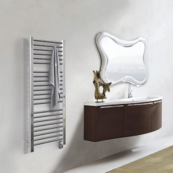 RL535006 L54cm, электрический полотенцесушитель вертикальный, 540x424mm, Nettuno Onda, Emmesteel