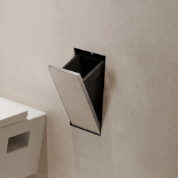 Hansgrohe XtraStoris Rock Recessed встраиваемый в стену ершик и/или мусорная корзина