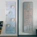 Magritte Hotech дизайн-радиатор тонкий 8 мм с латунным декором