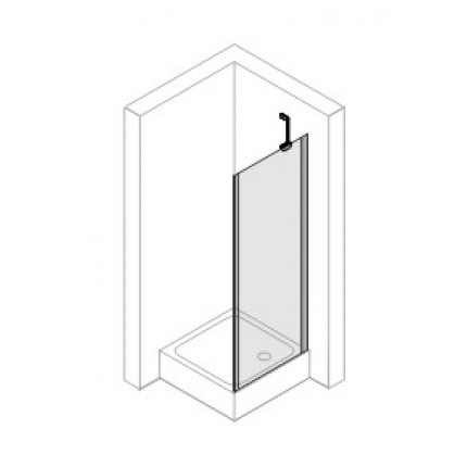 4-угольная боковая стенка для двери, открывающейся вовнутрь и наружу