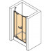 4-угольная распашная дверь Huppe с неподвижным сегментом и дополнительным элементом для ниши