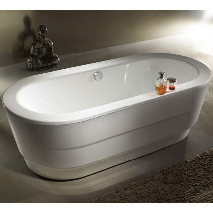 Saninform plus Kaldewei встраиваемая овальная ванна из эмалированной стали 180х80 см