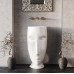 Kerasan Artwork Moloco раковина напольная в форме головы белая, керамика