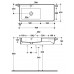 Ego Kerasan раковина 75x43 см подвесная/накладная с отверстием под смеситель