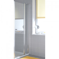 Atea Kermi дверь в душевую нишу стекло Siesta+clean, профиль серебро 1000x1850 мм В НАЛИЧИИ