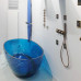 Knief овальная свободностоящая ванна прозрачная из цветной полиэфирной смолы (8 вариантов)