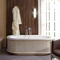 GRANATO LINEATRE Ванна свободностоящая из акрила с декоративными внешними панелями 175х78 см