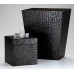 Conda Black Labrazel люкс аксессуары для ванной из текстурной кожи