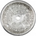 B006 раковина встраиваемая или накладная круглая 43см из бронзы с фактурным дамасским рисунком ROUND BROCADE Linkasink