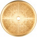 B006 раковина встраиваемая или накладная круглая 43см из бронзы с фактурным дамасским рисунком ROUND BROCADE Linkasink