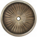 Round Fluted Linkasink раковина круглая из металла с ребристым дном 30 и 43см хром, бронза, золото, никель 
