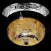 Riatta Garland раковина овальная латунная с чеканным орнаментом классика 30 или 44 см серебро никель золото медь бронза латунь