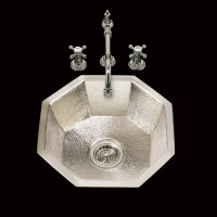 Jupiter раковина из латуни восьмиугольная классика (ар-деко) 40х40см серебро никель золото медь бронза латунь