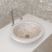 MOTHER OF PEARL Linkasink круглая раковина из мрамора инкрустированная перламутром 