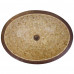MOSAIC Oval Linkasink встраиваемая овальная раковина из латуни декорированная мозаикой