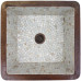 Square Mosaic Linkasink раковина бронзовая встраиваемая декорированная мозаикой