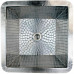 Stainless Steel Mosaic Linkasink встраиваемая сверху или снизу раковина квадратная декорированная металлической мозаикой