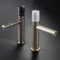 Skulpture Maier смесители для раковины на 1 отв ручка мрамор В НАЛИЧИИ