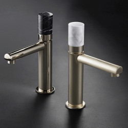 Skulpture Maier смесители для раковины на 1 отв ручка мрамор В НАЛИЧИИ