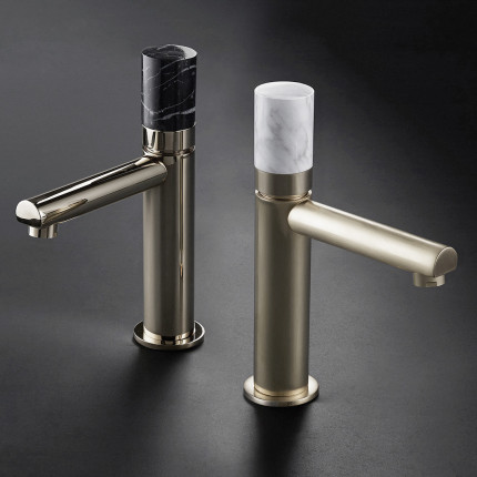 Skulpture Maier смесители для раковины на 1 отв ручка мрамор В НАЛИЧИИ