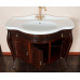 Marian классическая мебель для ванной, массив дерева, лак, 112*60*86h см